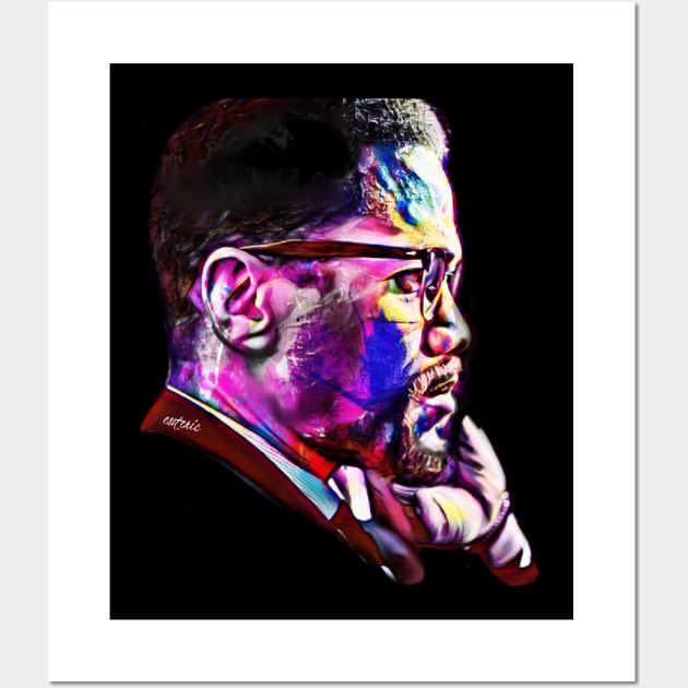 BHM: Malcolm X Wall Art by Esoteric Fresh 